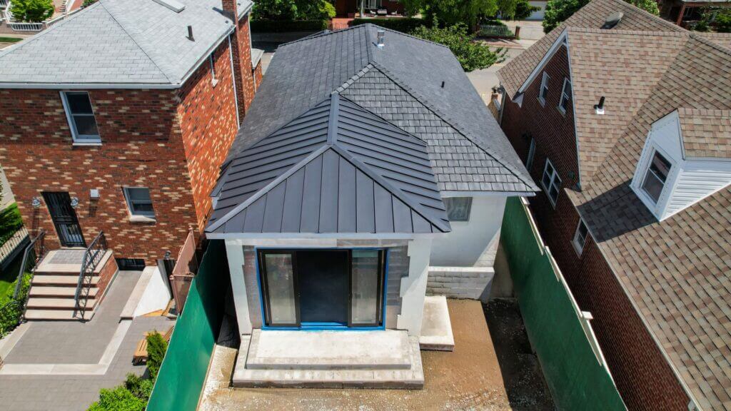 A home with Brava Synthetic Slate Roofing